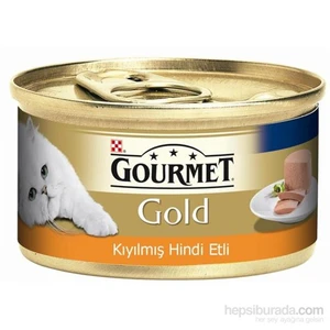 Purina Gourmet Gold Kıyılmış Hindi Etli Konserve Yaş Kedi Maması 85 Gr (1 Adet )