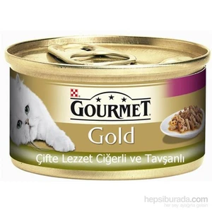 Purina Gourmet Gold Parça Etli Ciğerli Tavşanlı Mama 85 gr