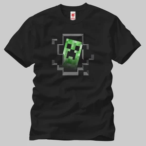 Minecraft Creeper Inside Erkek Tişört