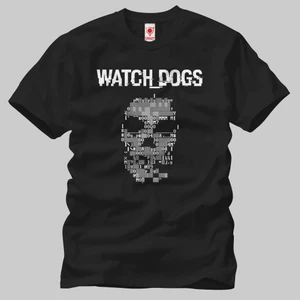 Watch Dogs Skull Erkek Tişört