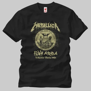 Metallica: Bay Area Crest Erkek Tişört