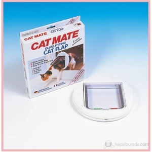 Catmate Kedi Kapısı 4 Yollu Cam için  - 210C - 245mmx223mm