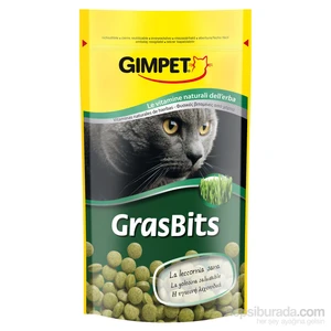 Gras Bits - Kediler İçin Çimen Aromalı Sindirim Tableti 50 gr