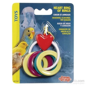 Living World Halkalı Plastik Kuş Oyuncağı
