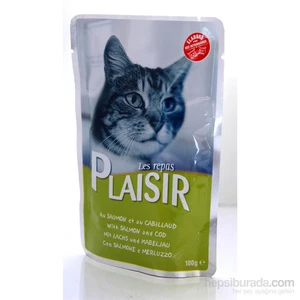 Pouch Somonlu-Mezgitli Yaş Kedi Maması 100 Gr