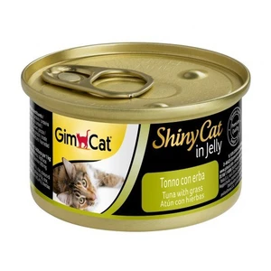 Shiny Cat Ton Balıklı Çimenli Jöleli 70 gr