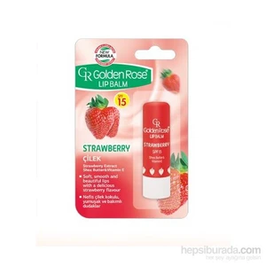 Golden Rose Lip Balm No: 04 Strawberry - Dudak Nemlendiricisi - 8691190070069