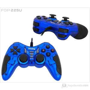FGP-225U PC Uyumlu USB Game Pad Titreşimli Direct-X Uyumlu Mavi
