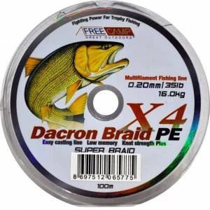 Freecamp Dakron 12 Braid Misina 0.37Mm 100Mt