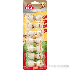 Delights Köpekler için Tavuklu Ödül Kemiği (XS) 7 Adet