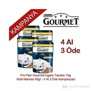 Pro Plan Gourmet Perle Izgara Tavuklu Yaş Kedi Maması 85gr - 4 Al 3 Öde