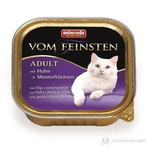 Tavuk ve Deniz Mahsullü Yetişkin Kedi Konservesi 100gr