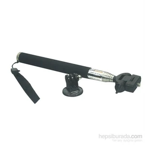 Gopro Kameralar İçin Uzayabilen Monopod Ve Bağlantı Parçası