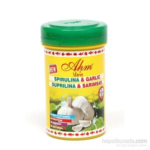 Spirulina Garlic Sarımsaklı 100Ml Balık Yemi