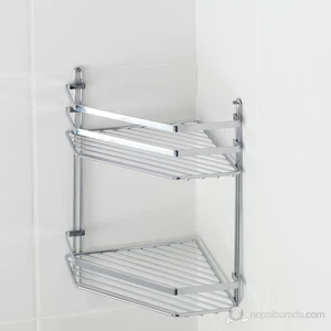 2 KATLI BANYO KÖŞELİĞİ KROM ES075