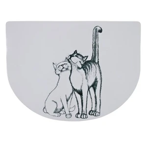 Kedi Mama Servisi (Yarım Daire) 40x30cm