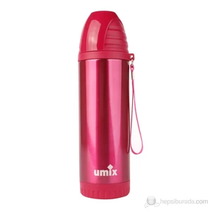 UMIX Çelik İçli Matara 500ml. Kırmızı