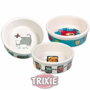 Kedi İçin Seramik Mama ve Su Kabı 0,2Ll-11cm