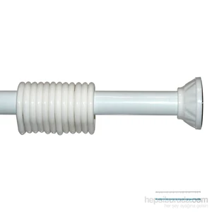 Banyo Askılığı Duş Perde Borusu 123-200 Cm Beyaz