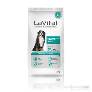 La Vital Dog Maxi Adult Salmon Büyük Irk Somonlu Yetişkin Köpek Maması 12 Kg