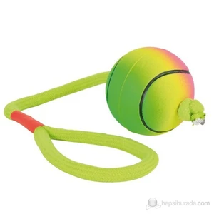 Köpek İpli Fosforlu Kauçuk Top Ø6  cm/30  cm