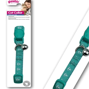 Çapa Desenli Yeşil  Kedi Boyun Tasması 30 Cm