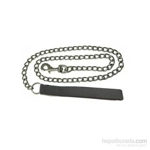 Pet Style Yumuşak Dokulu Köpek Zincir Gezdirme Tasması Siyah 120 Cm X 30 Mm