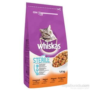 Sterile Kısırlaştırılmış Kedi Maması 1;4 Kg