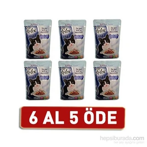 Yavru Kediler İçin Tavuklu Yaş Kedi Maması Pouch 6 Al 5 Öde! 6 X 85 Gr