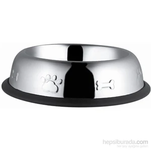 Çelik Mama Kabı Oval Desenli 24 Oz (Asbe24)