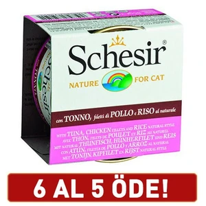 Ton Balıklı Ve Tavuklu Yetişkin Kedi Konservesi 6 Al 5Öde! 85 Gr