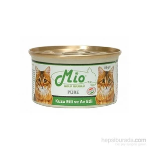 Kuzu Ve Av Etli Yetişkin Kedi Konservesi 85Gr