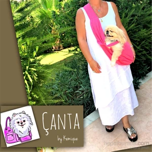 Çanta By Kemique - Köpek Taşıma Çantası - Pembe