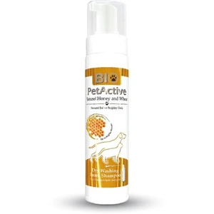 Bio Pet Active Pet Active Doğal Bal ve Buğday Özlü Kuru Yıkama Köpük Şampuanı 200 Ml