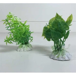 Akvaryum Ve Fanus İçin Küçük Plastik Bitki Pb023