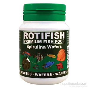 Spirulina Wafers 100Ml (50Gr.) Spirulina Katkılı Wafer Yem.