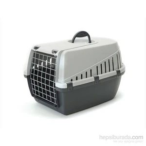 Trotter 1 Kedi Köpek Taşıma Kabı Açık Gri/Koyu Gri kk