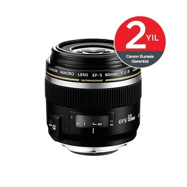 Canon EF-S 60mm 2.8 Macro USM Objektif Fiyatı, 5.0 Puanı İle