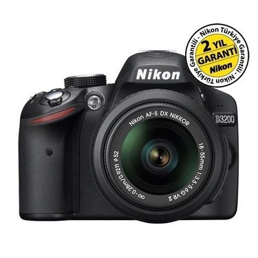 Nikon D3200 18-55 VR II KIT Profesyonel Fotoğraf Makinesi Fiyatı