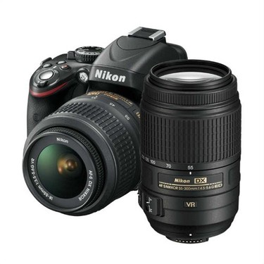 Nikon D5100 18-55 VR + 55-300 VR Kit 16.2 MP 3