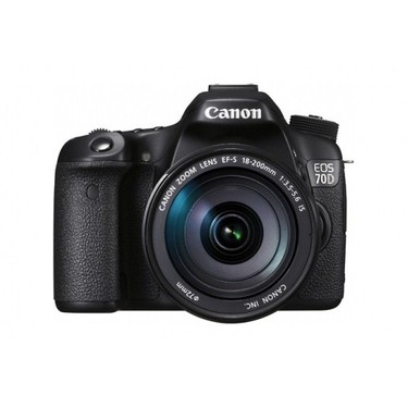 Canon Eos 70D 18-200 IS Kit DSLR Fotoğraf Makinesi Fiyatı, 5.0