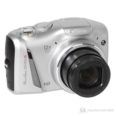 Canon PowerShot SX150 IS 14.1MP 12X Optik Zoom 3.0