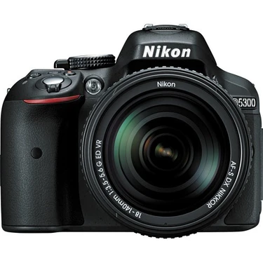 Nikon D5300 + 18-140MM F3.5-5.6G VR KIT 24,2MP 3" LCD Dijital SLR Fotoğraf