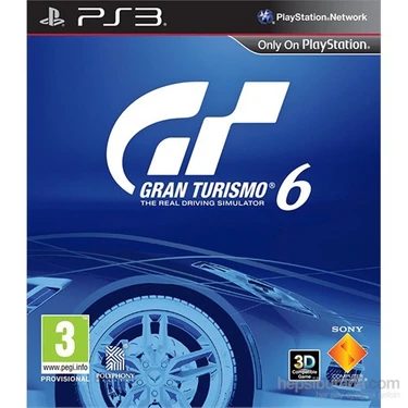 Sony Gran Turismo 6 PS3 Yarış Oyunu Playstation 3 Uyumlu Çoklu Oyuncu Desteği