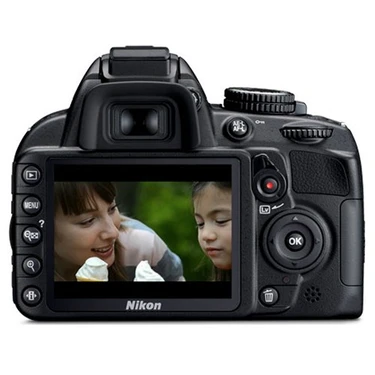 Nikon D3100 18 55mm VR Kit 14.2 MP 3 LCD DSLR Dijital Foto raf