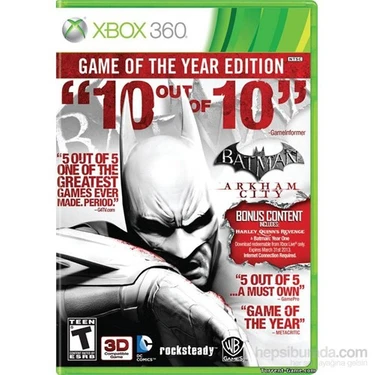 Batman Arkham City Goty Xbox