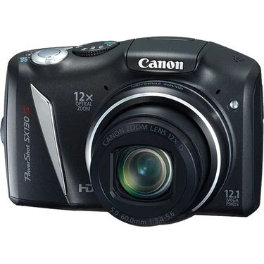 Canon PowerShot SX130 IS 12.1MP 3.0" LCD 12X Optik Dijital Fotoğraf