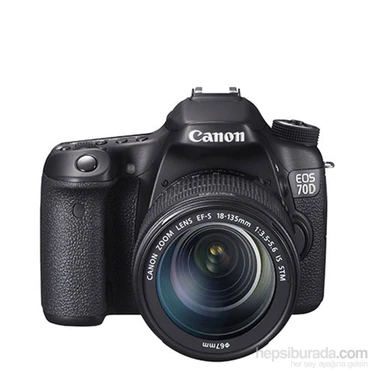 Canon 70D + 18-135 Mm Is Stm Fotoğraf Makinesi (İthalatçı