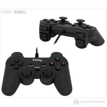 Frisby FGP-305U PC Uyumlu USB Game Pad Titreşimli Direct-X