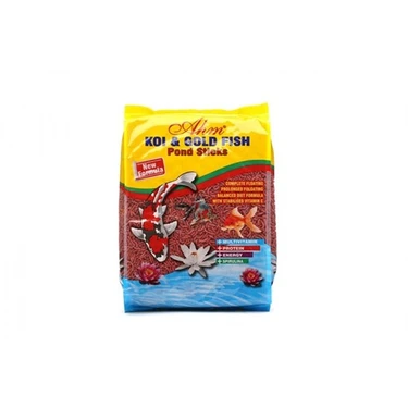 AHM Koi Goldfish Red Pond Sticks 1 kg Balık Yemi Yüksek Kalite Beslenme